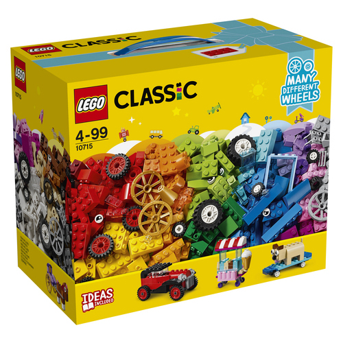 LEGO Classic Stenen op wielen - 10715