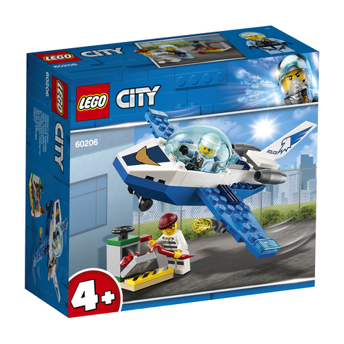 LEGO City Luchtpolitie vliegtuigpatrouille - 60206